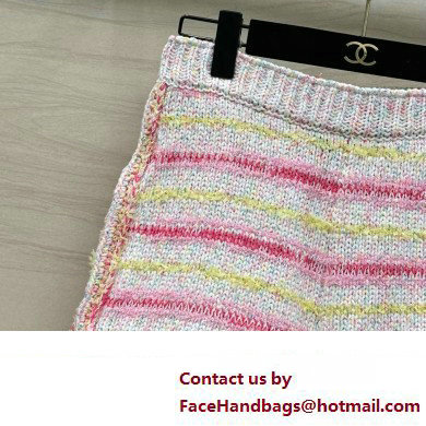 chanel Cotton  &  Mixed Fibers Pink  &  Multicolor SHORTS P76604 2024